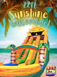 34. Sunshine Water Slide - 22ft