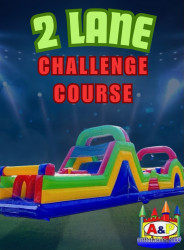 40. 2 Lane Challenge course