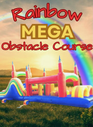 41. Rainbow Mega Obstacle Course